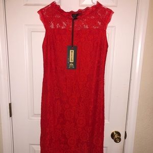 Red Lace Dress